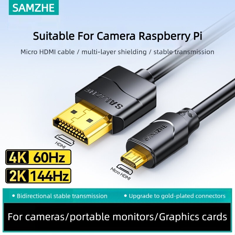 Pi Camera Cable - SAMZHE Cáp Micro HDMI tương thích