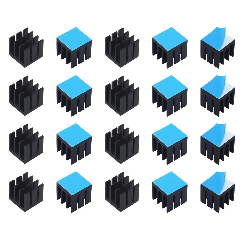 Pi Power Supply - 12X12X12Mm 50 Con Tản Nhiệt Nhôm