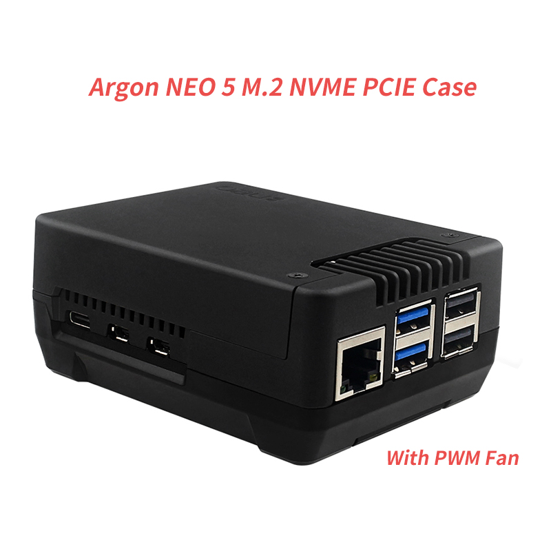 Vỏ Argon NEO 5 M.2 NVME PCIE,  - đánh giá và giá Pi 5 Case