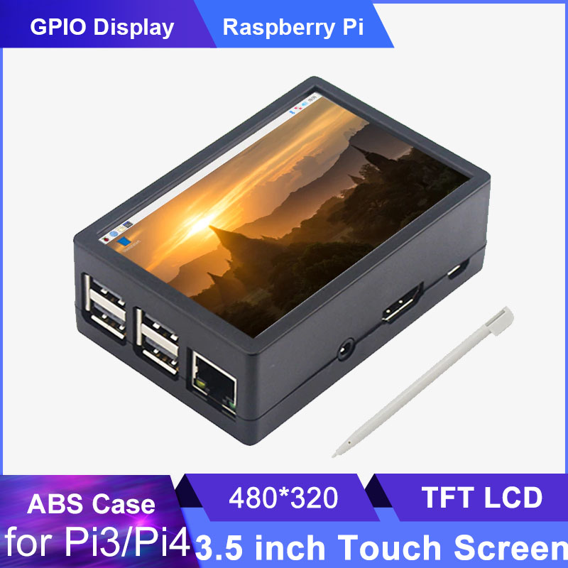Màn hình cảm ứng TFT LCD 3,5 i - đánh giá và giá Pi 4 Case