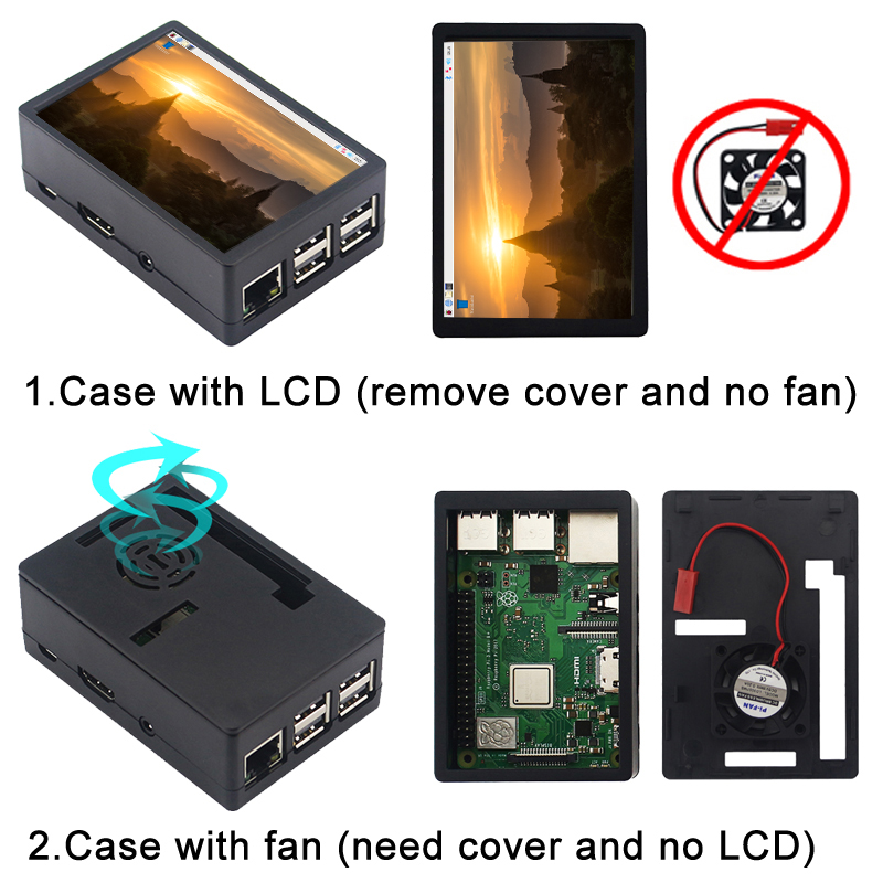 Màn hình cảm ứng TFT LCD 3,5 i - đánh giá và giá Pi 4 Case