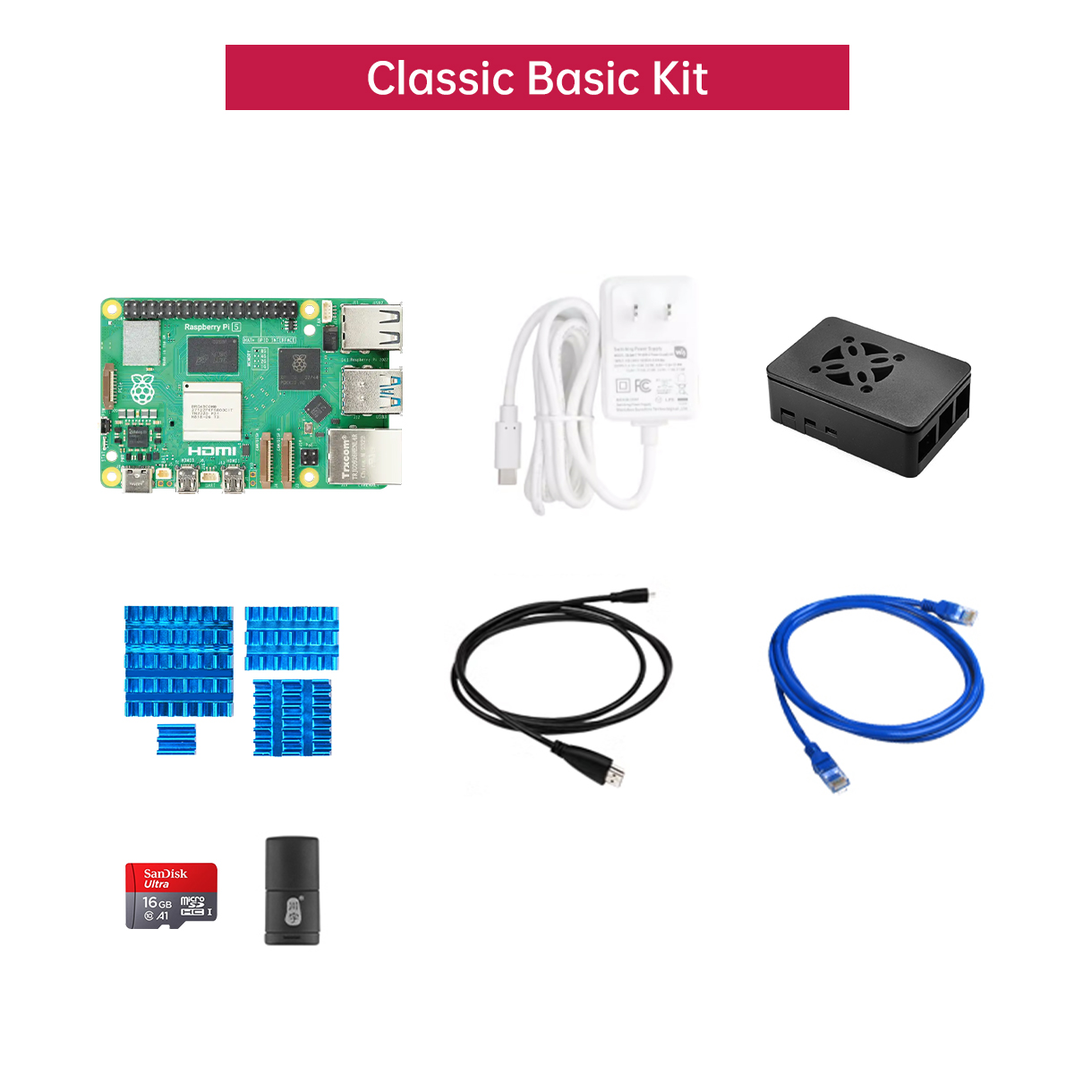 Raspberry Pi 5 4G/8G Controlle - đánh giá và giá Raspberry Pi Kit