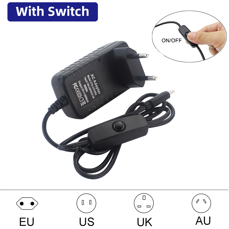 Bộ nguồn 5V 3A cho Raspberry P - đánh giá và giá Pi Power Supply