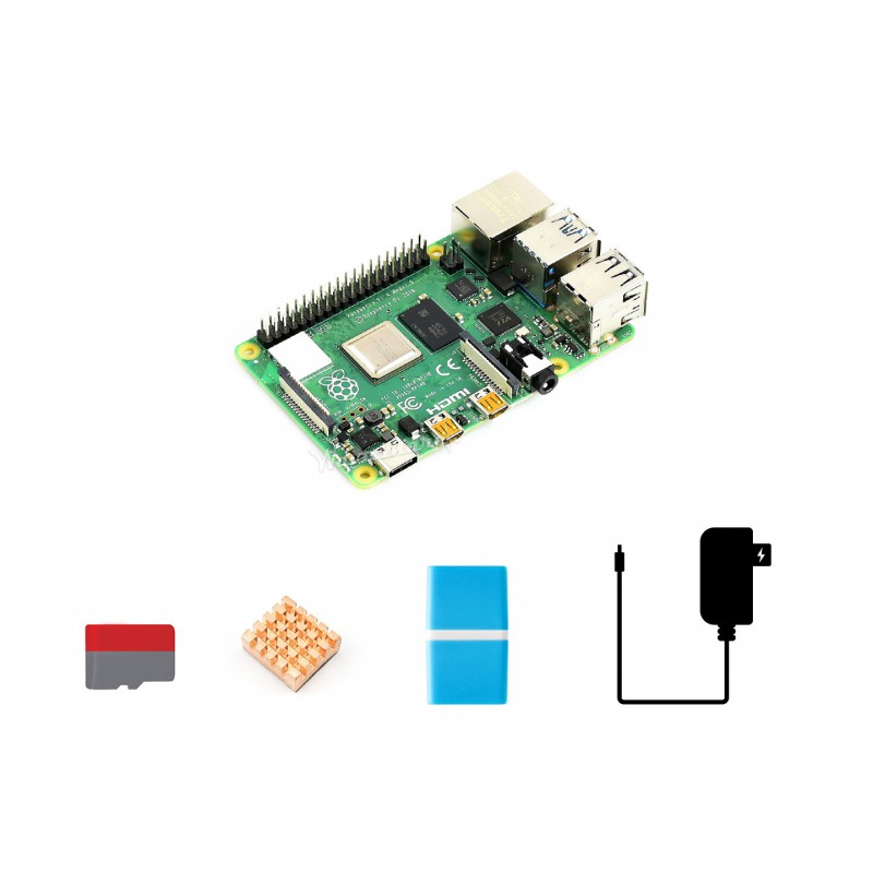 Raspberry Pi 4 Model B Starter - đánh giá và giá Raspberry Pi Kit