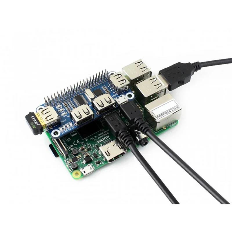 4 Ports USB HDM HUB HAT Raspbe - đánh giá và giá Raspberry Pi 4