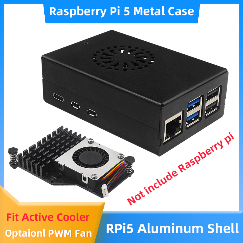 Raspberry Pi 5 Aluminum Alloy  - đánh giá và giá Pi 5 Case