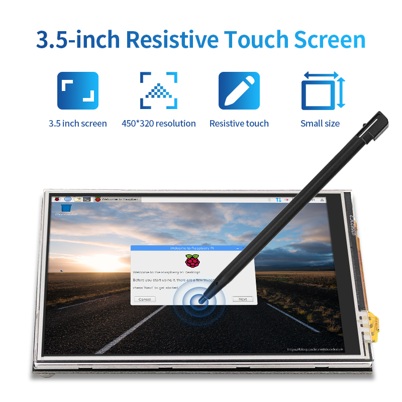 Màn hình cảm ứng 3,5 inch cho  - đánh giá và giá Pi 4 Case