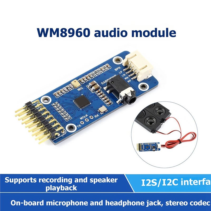 WM8960 For Raspberry Pi 5/7 In - đánh giá và giá Raspberry Pi 5