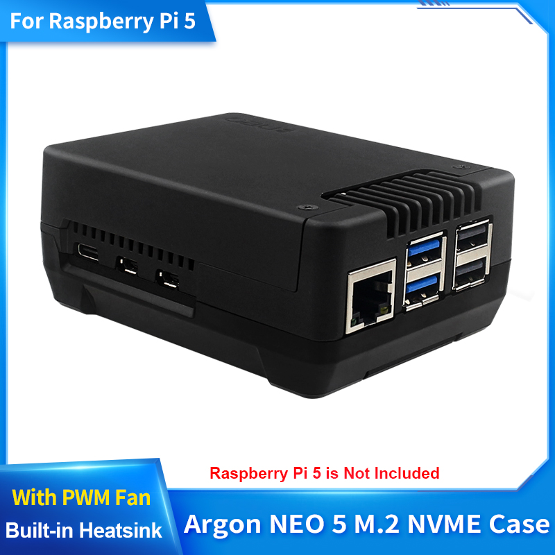 Argon NEO 5 M.2 NVME PCIE Case - đánh giá và giá Pi 5 Case
