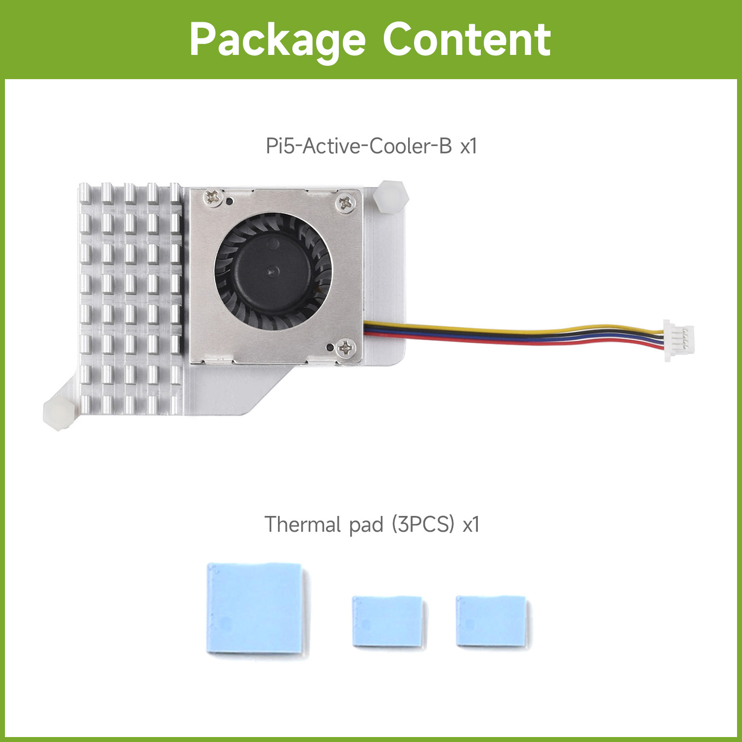 Waveshare Active Cooler (B) fo - đánh giá và giá Raspberry Pi 5