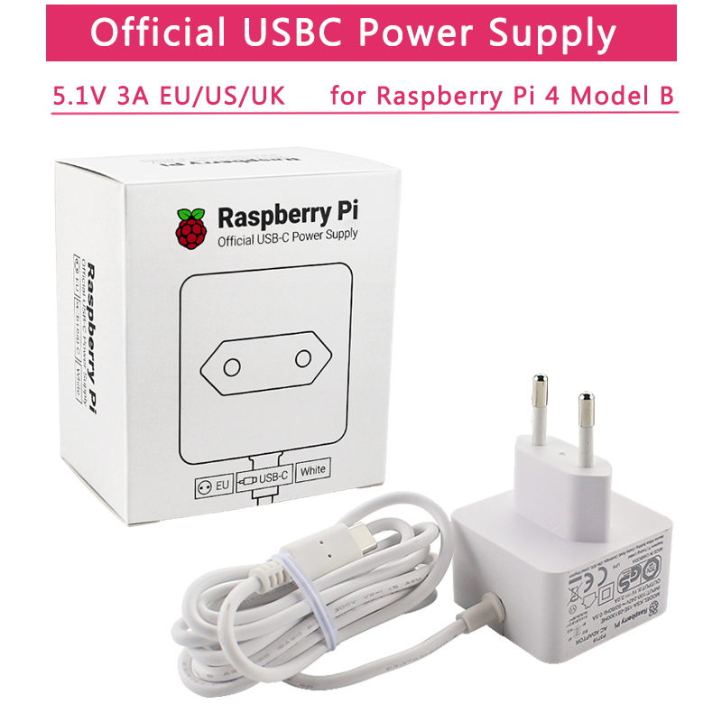 Bộ nguồn chính hãng Raspberry  - đánh giá và giá Raspberry Pi 4